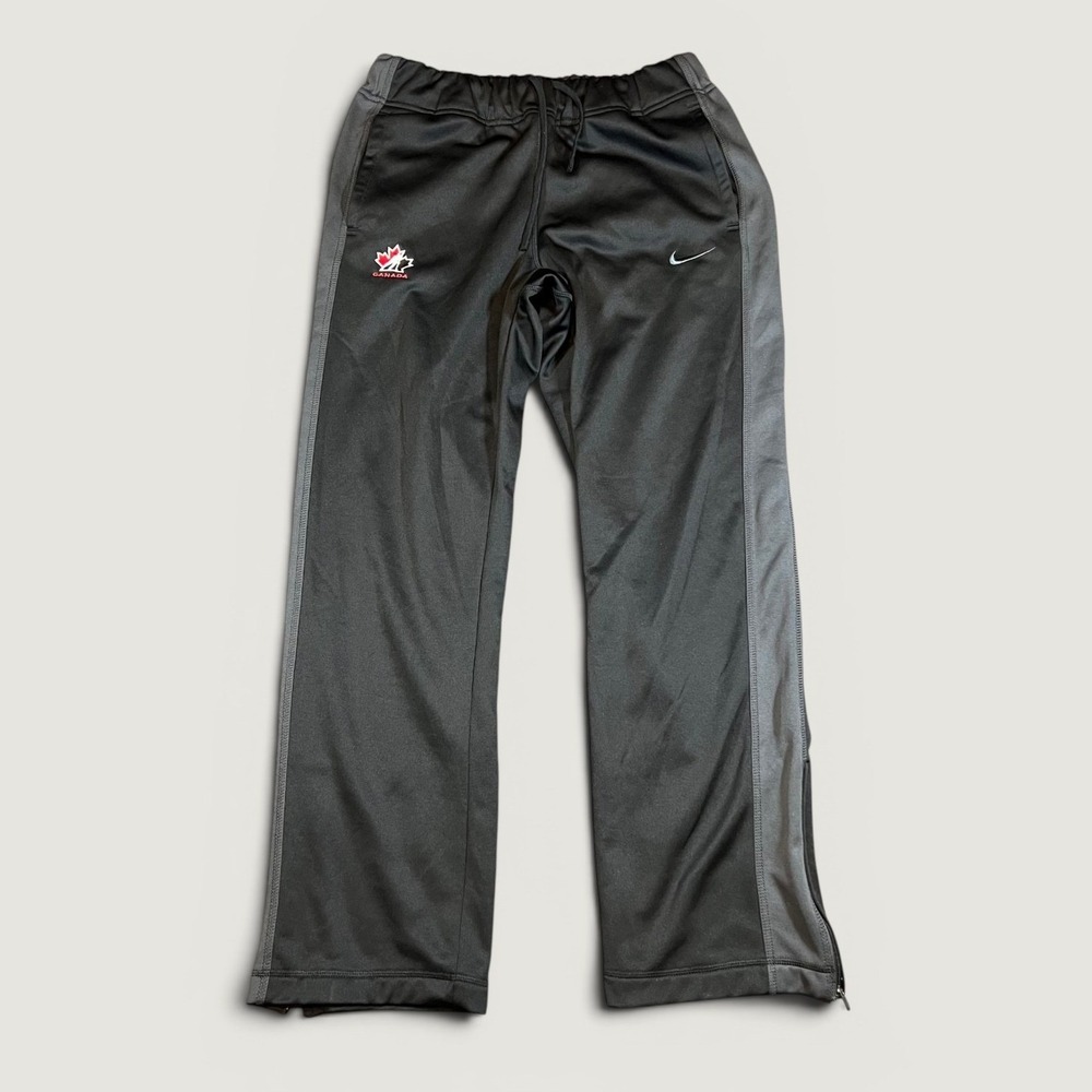 Nike Therma-Fit Pants Mens Medium Black Hockey Canada Tracksuit Team Canada
